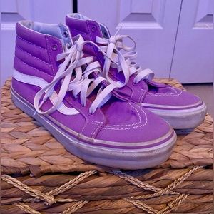 Purple high top vans!
